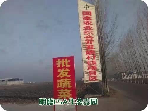 CSA生态姜园的选址：东方圣城曲阜姚村镇现代农业科技示范园