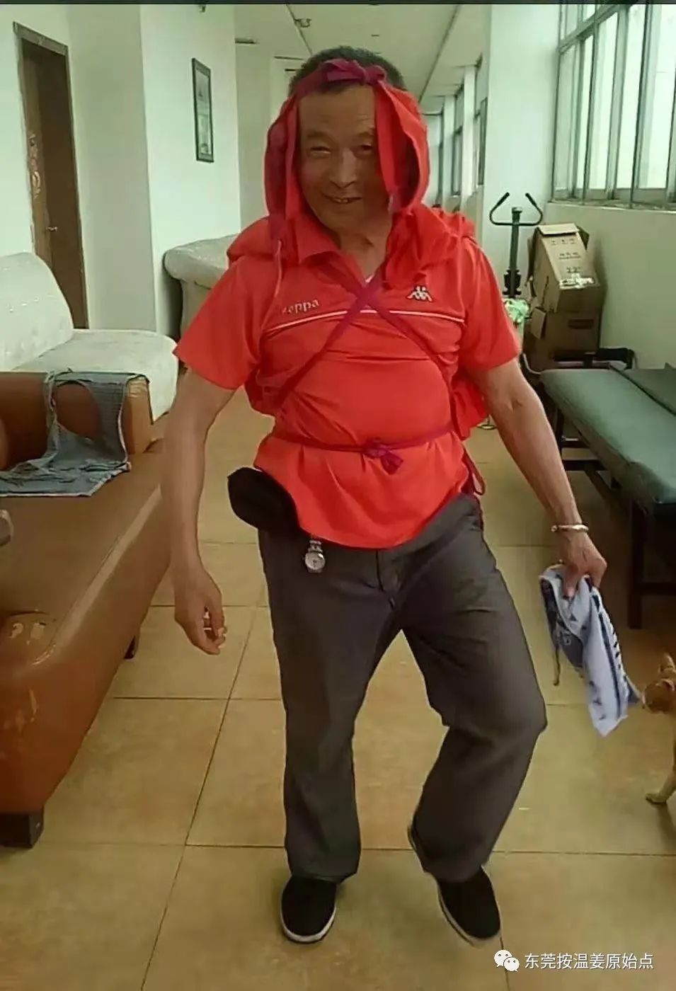 励志大叔（中风4年用原始点调理1个月的蜕变）