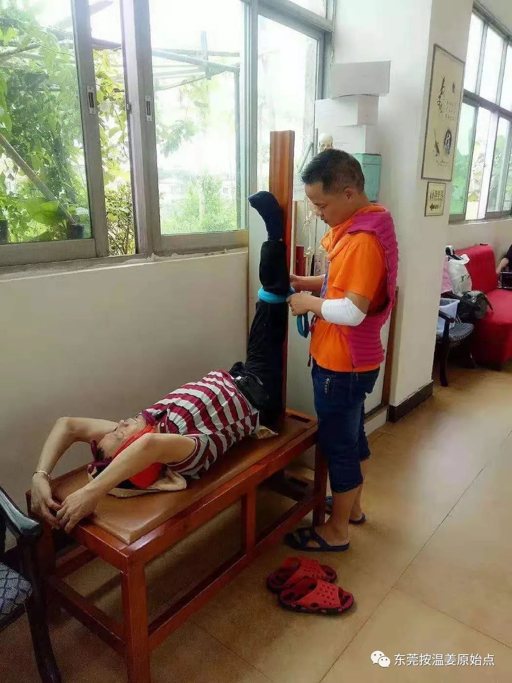 励志大叔（中风4年用原始点调理1个月的蜕变）