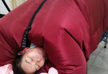 女士感冒睡袋大温敷后轻松很多-原始点全球同学网