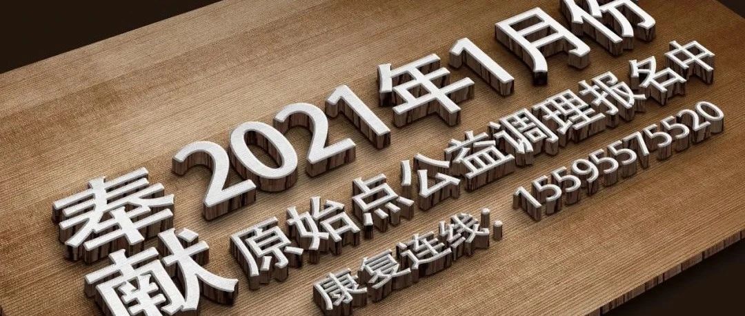 银川原始点2021年1月份公益调理报名中.......-原始点全球同学网