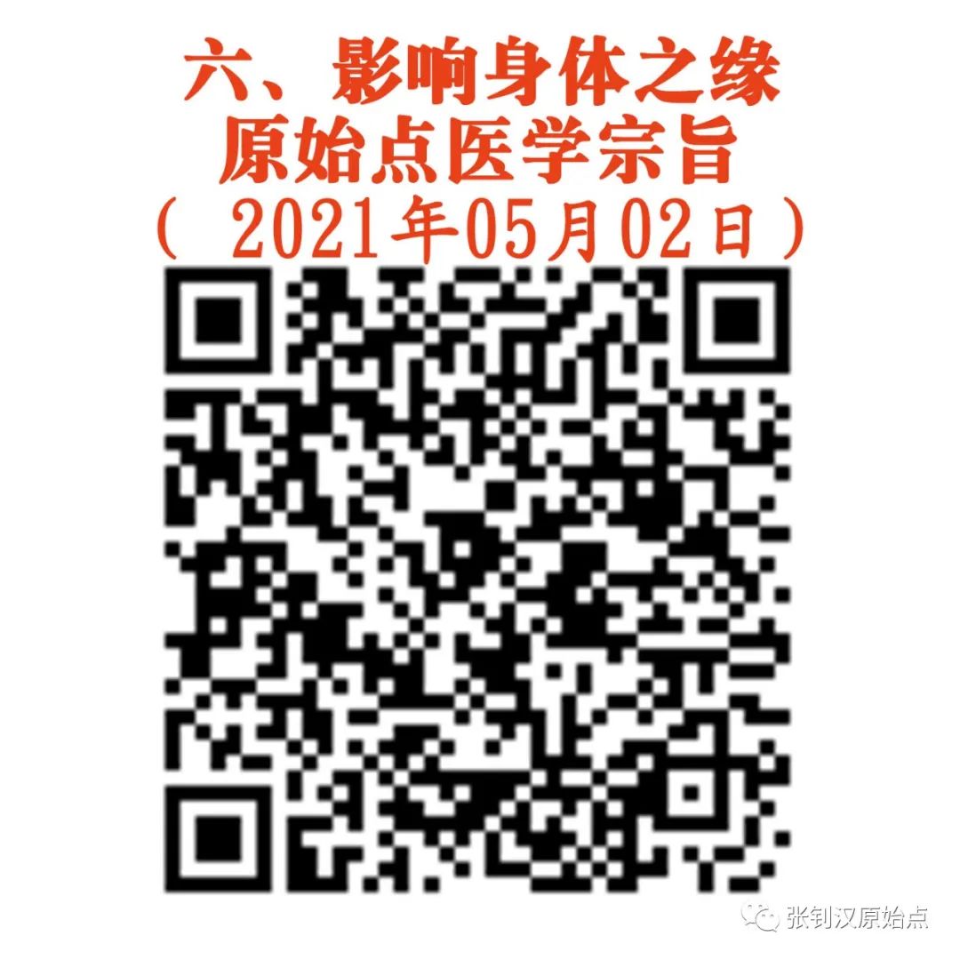 六、影响身体之缘 原始点医学宗旨 (2021年05月02日) 六、影响身体之缘 原始点医学宗旨 (2021年05月02日)