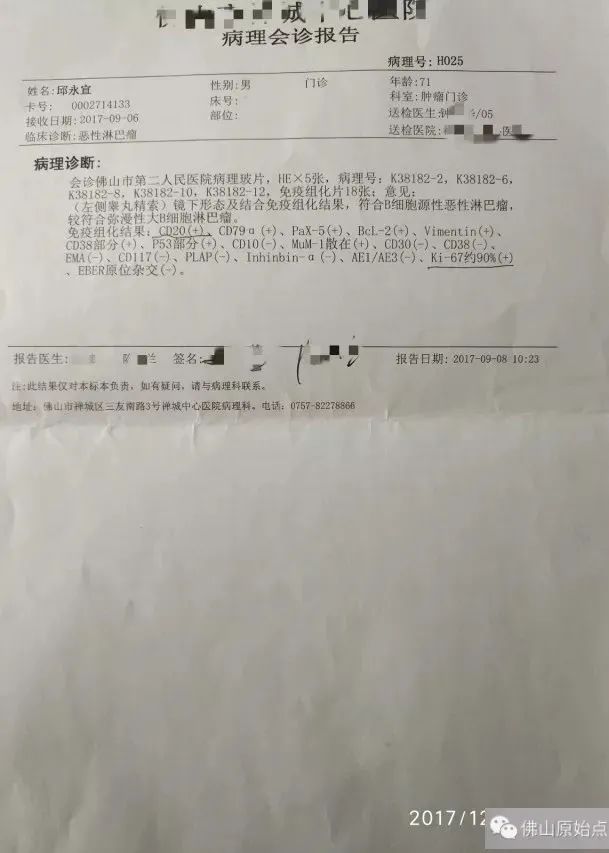 原始点调理恶性淋巴瘤:《踏踏实实回报快》 原始点调理恶性淋巴瘤:《踏踏实实回报快》