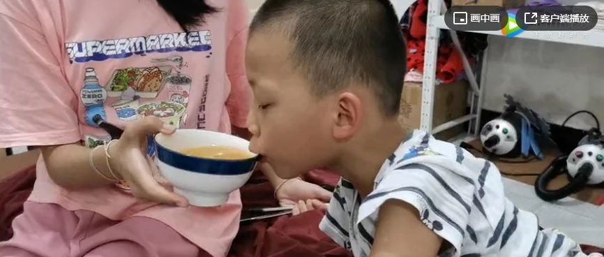 小孩张谦高烧12小时内全面康复20210725-原始点全球同学网