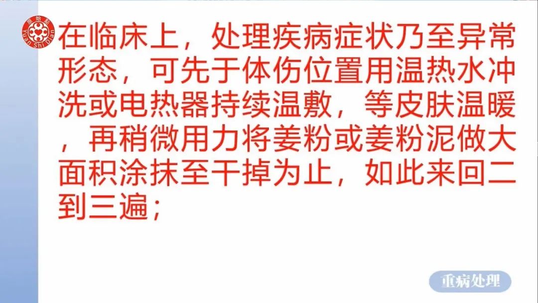 重病处理  2021年12月12号张医师线上直播