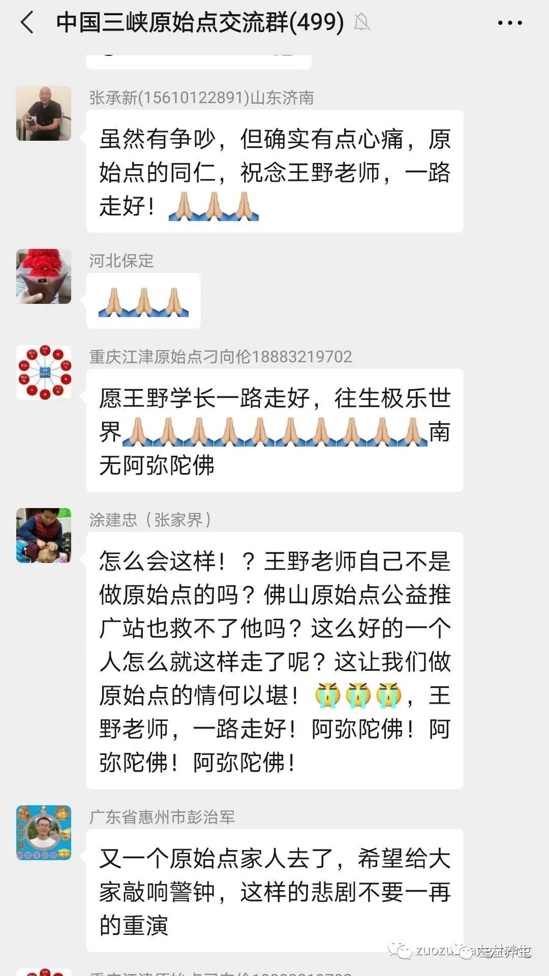 悼念大陆原始点巨星——王野老师 悼念大陆原始点巨星——王野老师